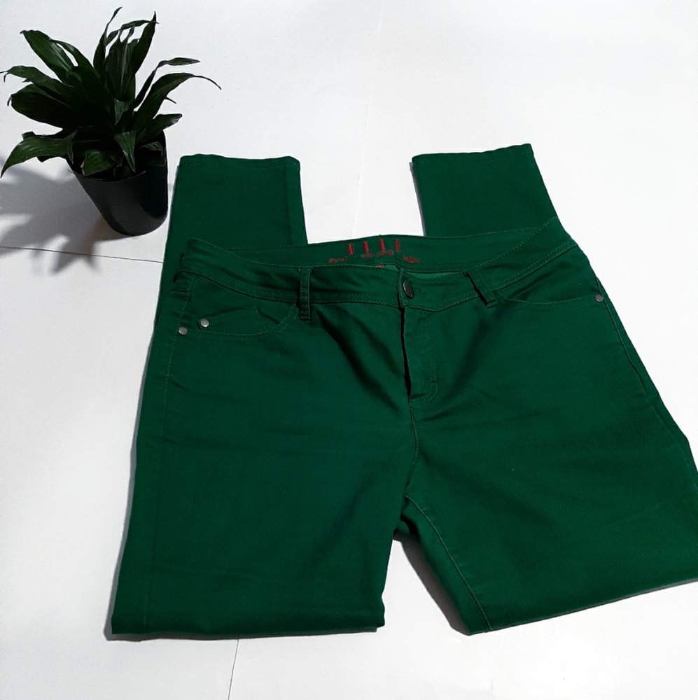 Elle Green Skinny Jeans